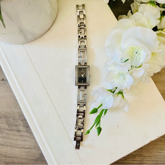 Silver Diamond Guess Watch